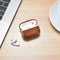 Luxurious Leather Airpods Pro 2 Case Carabiner Clip