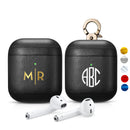 Custom Apple AirPods 2 Case (LED Visible) Personalized Napa Leather Case