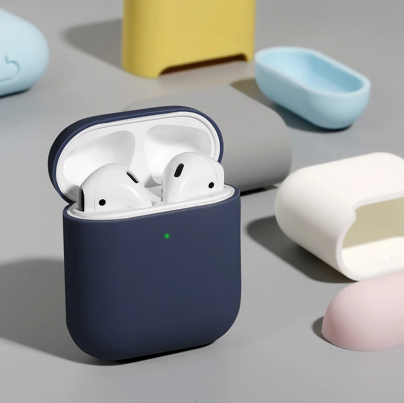 Personalized Colorful Silicone AirPods 1 & 2 Cases | Engraving | Customize | Monogram